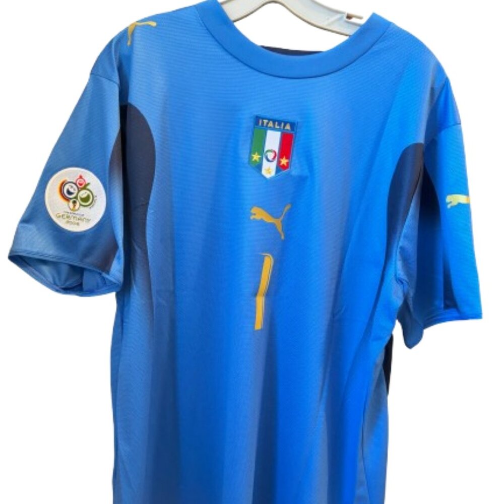 Buffon Italy 2006 Away Jersey Retro World Cup Size L New